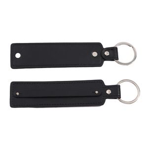 Llavero de cuero PU con cadena para bolso, 15 cm, letras DIY, cinturón, regalos de cumpleaños, San Valentín, Navidad, dijes deslizantes de 8 mm, llavero deslizante - Product Image 4