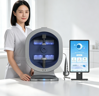 Analyseur de peau 3D L-0514 à triple objectif, détection d'hydratation, d'huile, de pigmentation, de rides et d'acné, appareil de diagnostic facial, garantie de 2 ans, Royaume-Uni