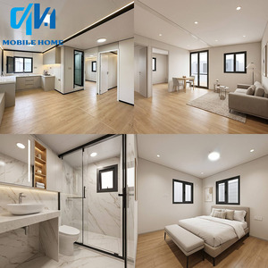 Casa Mobile Prefabbricata da 20ft/40ft Pronta per la Spedizione, 2/3/4 Camere da Letto con Cucina e Bagno, Casa Container, Veranda, Camere <span class=keywords><strong>d</strong></span>'<span class=keywords><strong>Albergo</strong></span> - Product Image 5