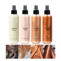 MLM Maquillage personnalisé Shimmer 180ml Peau foncée Glow Private Label Spf Skin Tan Accelerator Huile de bronzage Sun Tan Shimmering Body Oil