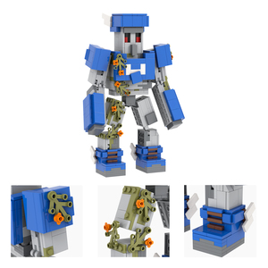 MOC1639 Stück Schnelligkeit Golem Mini Diy Baustein Sets Pädagogische Anime Spielzeug Kinder - Product Image 6