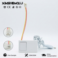 Bloc de terminaison à clipser sans soudure à capteur tactile pour barre lumineuse 12V 24V, adaptateur de raccordement de fil pour ruban lumineux intelligent IP21