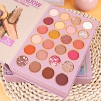 Palette de fards à paupières la plus vendue, 43 couleurs, maquillage imperméable, fini mat, palette de fards à paupières en poudre minérale, livre de cosmétiques