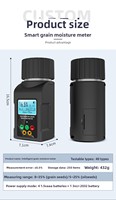 Humidimètre portable de type tasse MG Pro pour café, cacao, riz, blé et 25 types de céréales – Testeur d'humidité des grains