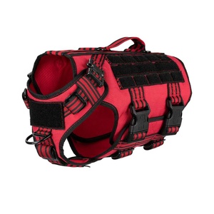 Luxo Ajustável Tactical <span class=keywords><strong>Dog</strong></span> Harness Solid Nylon Pet Vest Acolchoado Característica para Treinamento de Trabalho Não Puxando Serviço <span class=keywords><strong>Dog</strong></span> Harness - Product Image 1