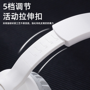 Headphone Wireless <b>Bluetooth</b> Over Ear Foldable Dynamic <b>Microphone</b> Touch Control Type C Charging Sports Gaming - Product Image 3