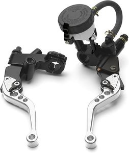Ensemble <span class=keywords><strong>de</strong></span> leviers <span class=keywords><strong>de</strong></span> pompe <span class=keywords><strong>de</strong></span> <span class=keywords><strong>frein</strong></span> universels CNC pour commandes <span class=keywords><strong>de</strong></span> moto, ajustement parfait pour Yamaha pour Honda pour <span class=keywords><strong>Harley</strong></span> Kawasaki Suzuki - Product Image 2