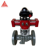 Vanne à boisseau sphérique hydraulique GS Q741F 2 pouces PN64 à bride en acier au carbone pour l'industrie pétrolière et gazière