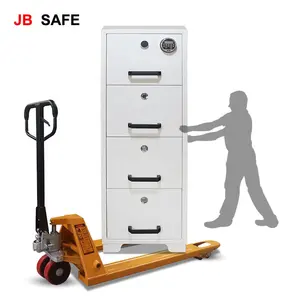 JBcoffre Fort Dogital 4 Drawer File Cabinet 2 Hours Fireproof Filling Cabinet Fireproof Safe For Office