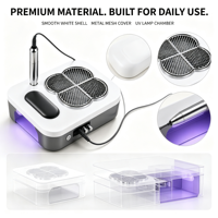 Lampe UV pour ongles Meixin haute puissance 120W avec logo personnalisé, aspirateur automatique portable pour usage domestique, machine à poncer ISO