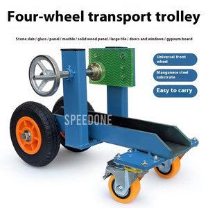 جديد ثقيل العمل بأربع عجلات عربة يدوية لنقل لوحات الأخشاب الرخامية بأربع عجلات - Product Image 6