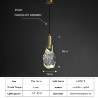 Les dernières conceptions de lustres style morden cristal lampe suspendue restaurant chambre lustre pendentif lumière pour la décoration intérieure