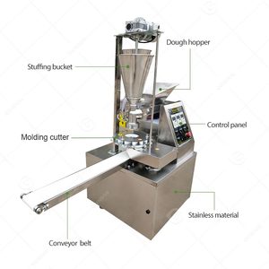 Manual Small Round Chinese Home Commercial Hot Selling Steam Stuffing Bun Roll Bao <b>Make</b> <b>Machine</b> with Meat - Product Image 3