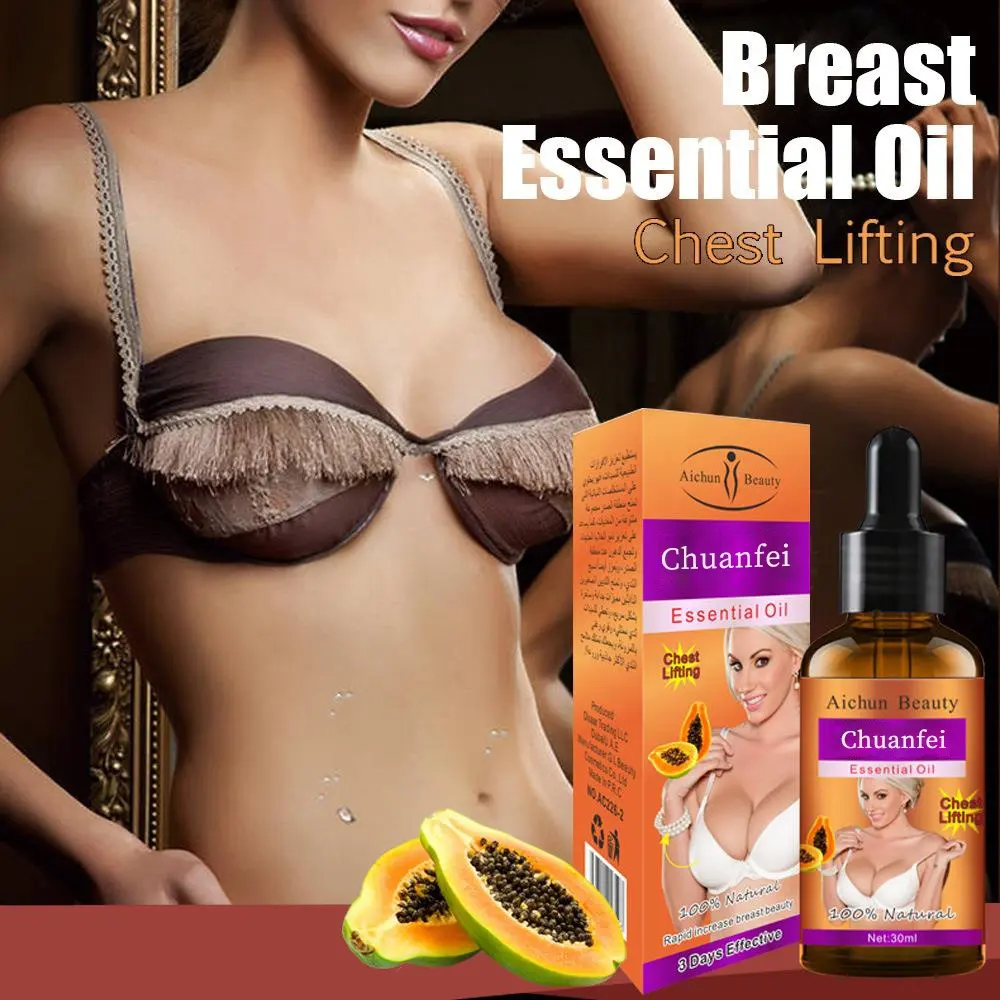 Essential Oil Natural Organic Papaya Breast Firming Effective Breast Enlargement Oil For Women