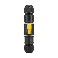 Connecteur étanche IP68 LP-20, prise mâle-femelle 2 voies 3 broches 24A 450V PA66 ignifuge, testé 20M 150H pour extérieur et souterrain