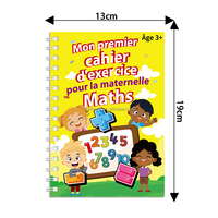 Cahier de Pratique Magique Français Réutilisable, Cahier d'Écriture Sillonné pour Apprendre à Écrire Nombres et Lettres pour Enfants de 3 à 8 Ans