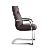 Chaises de bureau en cuir pour réunion, personnel, confortable et Simple pour les réunions et les clients