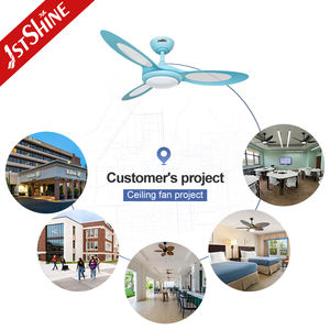 1stshine Ventilateur de Plafond Vente Chaude Haute Vitesse 44 Pouces 100-230V ABS Pales Ventilateur de Plafond avec Lumière - Product Image 5