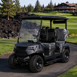 Carrito de Golf de Litio de 4 Pasajeros con Color Personalizado Multitono para Transporte en Hoteles de Alta Gama - Product Image 1