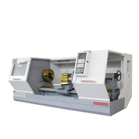 Tour CNC horizontal à usage intensif CK6180, machine à lit plat de haute précision, fabrication directe en usine, tournage puissant, alimentation automatique simple, FANUC