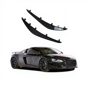 ชุดแต่งคาร์บอนไฟเบอร์แห้ง ชิ้นส่วนตัวถังรถยนต์ คานาร์ดหน้า สำหรับ Audi R8 2008-2015 คานาร์ดกันชนหน้า รุ่นปรับโฉม - Product Image 1