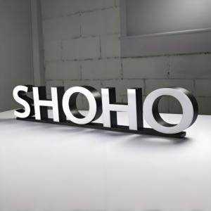 Acrylic 3D LED thư dấu hiệu kinh doanh sáng signage tùy chỉnh thép không gỉ cửa hàng biểu tượng ánh sáng lên LED kênh thư ký - Product Image 4