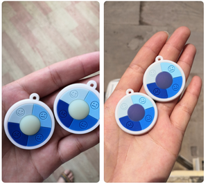Portachiavi e Braccialetto in Silicone Morbido PVC 2D 3D con Gocce che Cambiano Colore con l'Intensità <span class=keywords><strong>UV</strong></span>, Regalo Aziendale per Aziende Cosmetiche - Product Image 2