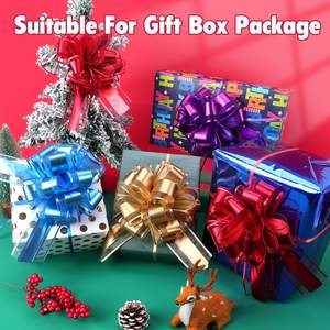 Grand nœud en organza pour emballer les cadeaux, les rubans de fête, les nœuds de mariage - Product Image 6