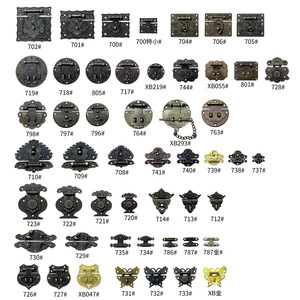 หัวเข็มขัดโลหะผสมฮงซุนแบบวินเทจสำหรับกระเป๋า กล่องไวน์ DIY เครื่องประดับตกแต่ง อุปกรณ์เสริมสำหรับใช้ในบ้าน คุณภาพสูง - Product Image 2