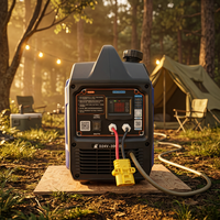 Leiser, Geräuscharmer, Energiesparender und Verbrauchsarmer 12V/24V Kompakter, Platzsparender Mini-Benzingenerator