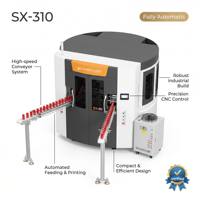 Máquina de Serigrafía CNC Totalmente Automática de 3 Colores para Botellas de Diferentes Materiales, Control Servo de Precisión, Certificación CE