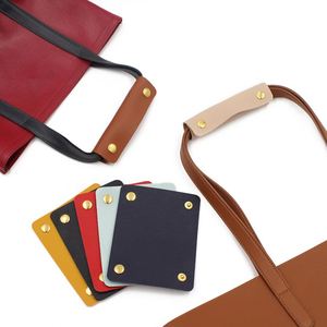 2 protections de poignée de bagage portables classiques en cuir PU avec boutons pour le shopping et les voyages - Product Image 2