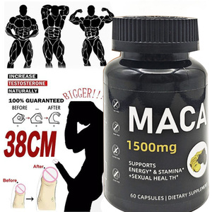 Cápsulas de Extracto de Raíz de Maca Natural de Alta Pureza - Suplemento Herbal de Grado Alimenticio para Apoyo Inmunológico para Hombres y Adultos - Product Image 2