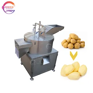 Endüstriyel elektrikli patates soyucu bıçak tipi soyma makinesi küçük yıkayıcı ve soyucu patates makinesi