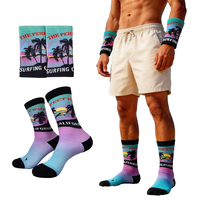 Chaussettes de sport et bandeau anti-transpiration Zechen Fitness hautement élastiques de qualité supérieure, chaussettes de course Coolmax avec logo personnalisé
