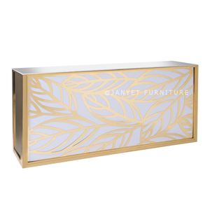 Luxury Gold Stainless Steel <strong>Outside</strong> Party Modern <strong>Bar</strong> Counter Design Cocktail Table - Product Image 5