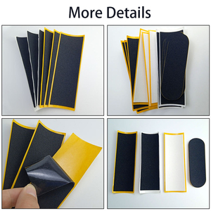 New Foam Grip Fingerboard Tape Black Self-adhesive All-Weather <strong>Skate</strong> Tape for Wood Plastic Deck <strong>Sticker</strong> - Product Image 5