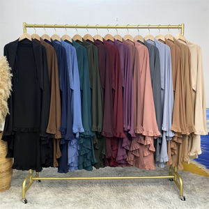12 couleurs vibrantes doux flux couvre-chef Hijab léger tissu aéré garniture délicate visites de <span class=keywords><strong>quartier</strong></span> réserve de groupe - Product Image 6