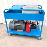 Nouvelle nettoyeuse haute pression 500 bars 22 kW électrique 30 CV, découpeuse à jet d'eau portable sans résidus 7000 PSI pour nettoyage extérieur