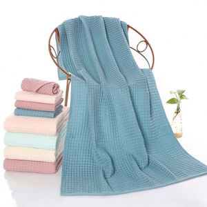 Toalla de Baño y para la Cara de Algodón 100% con Tejido Waffle, 10 Colores Sólidos, Secado Rápido, Etiqueta Privada Personalizada, Superventas - Product Image 2