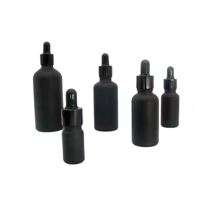 Custom Logo Printing Luxury Skin Care Packaging 15ml 30ml 2oz Liquid Serum Empty Black Dropper Bottle With Box - Product Image 6