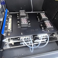 Impresora de inyección de tinta de sublimación automática de 4 cabezales I3200 XP600 para exteriores, máquina de impresión de tela flexible rollo a rollo para carteles fotográficos