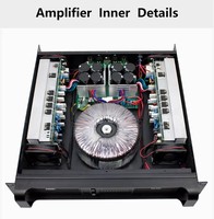 Penguat Daya Kelas TD Profesional 2 U 350W untuk Pertunjukan Panggung & Audio Pernikahan