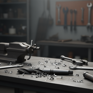 Foret hélicoïdal à tige conique Fervi 10 mm pour perçage du métal - Product Image 3