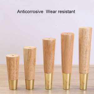 טיפים מחודדים לרגלי רהיטים מפליז, כיסויי קצה לשולחן עץ, רגלי כיסא, מגן דקורטיבי, אביזרי חומרה לבית ולמלון - Product Image 4