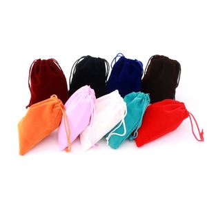 Sac en velours à cordon de serrage de haute qualité pour emballage cadeau, avec logo personnalisé, idéal pour bijoux, montres et lunettes - Product Image 6