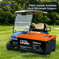 Batterie Lithium LiFePO4 à décharge profonde 51.2V 105AH 5KW Grade A avec BMS intelligent RS485, borne M8, 6000+ cycles, CE RoHS IP67, service OEM ODM