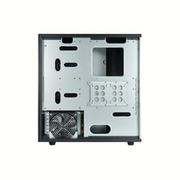 Casing Tower 4-Drive dengan Backplane SAS Direct Connect, Panel Aluminium, Mendukung Motherboard EATX, Panel Aluminium, Server Penyimpanan