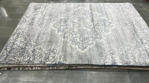 Tapis pliable de style européen | Grande impression de tapis à tissage plat non toxique | Conception écologique en soie de bambou pour enfants - Product Image 2