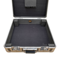 Professional Technics 1200 boîtier de platine vinyle plateau tournant en aluminium étui de vol DJ boîtier de support de plateau tournant personnalisé avec poignée